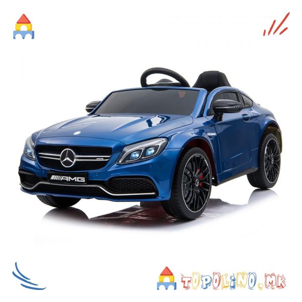 Автомобил на акумулатор C63s Blue - Mercedes Benz