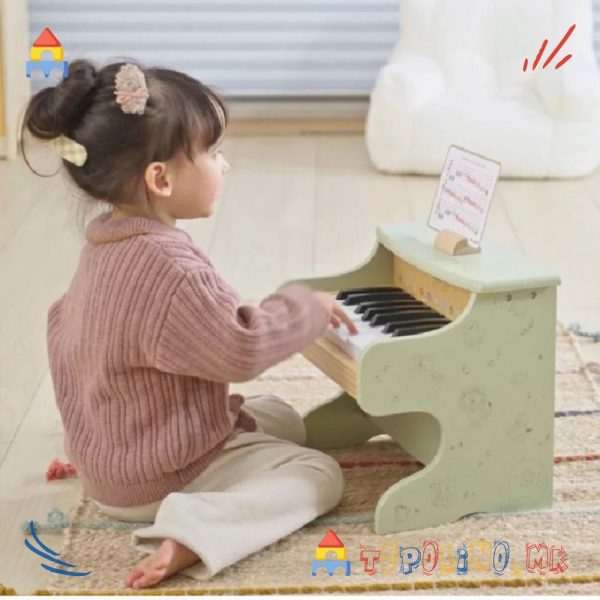 Дрвена Играчка Пијано Green - PolarB