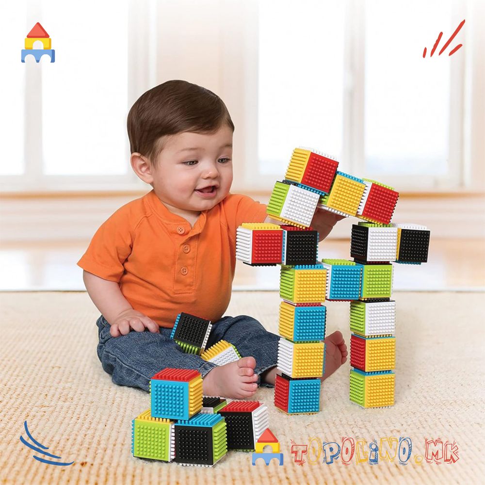 Играчка Коцки Sensory - Iinfantino