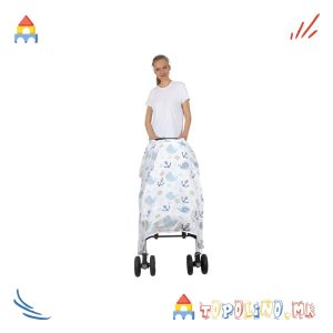 Прекривка За Количка Muslin Fish - Sevi Bebe