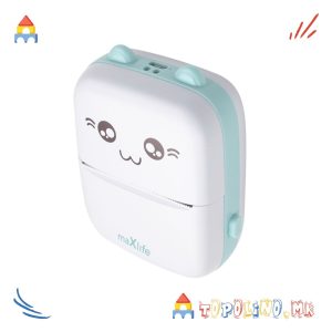 Thermal Printer Maxlife MXTP-100 Bluetooth Blue