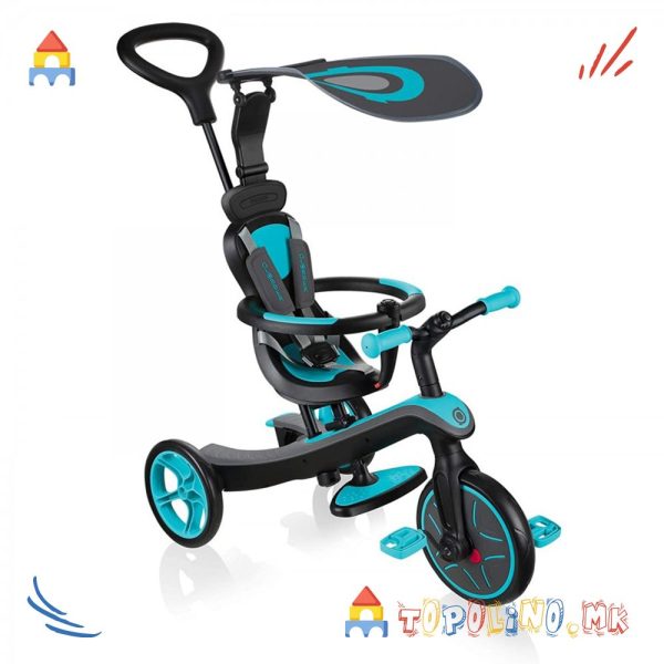 Трицикал Explorer 4 In 1 Teal 10M+ - Globber