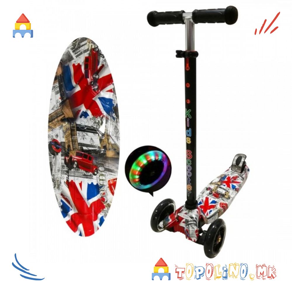 Тротинет Maxi шарен MASSK009 N37 - Scooter
