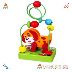 Дрвена Играчка Куче Mini Wire Beads - Viga