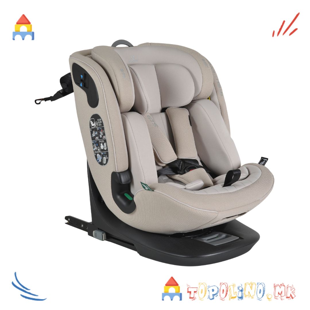 Седиште за Автомобил GTS Sandstone 40cm - 150cm - Cangaroo