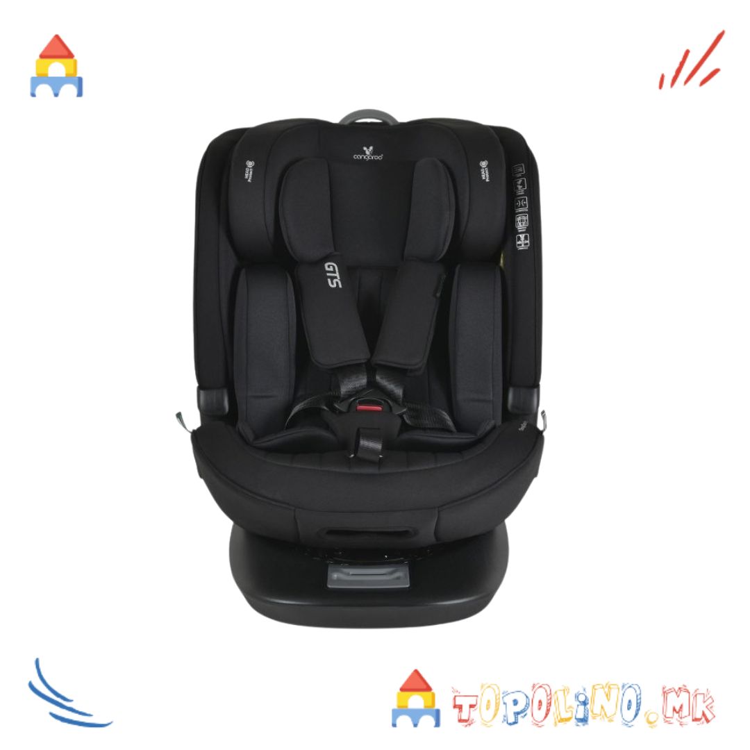 Седиште за Автомобил GTS Black Ink 40cm - 150cm - Cangaroo - Image 2