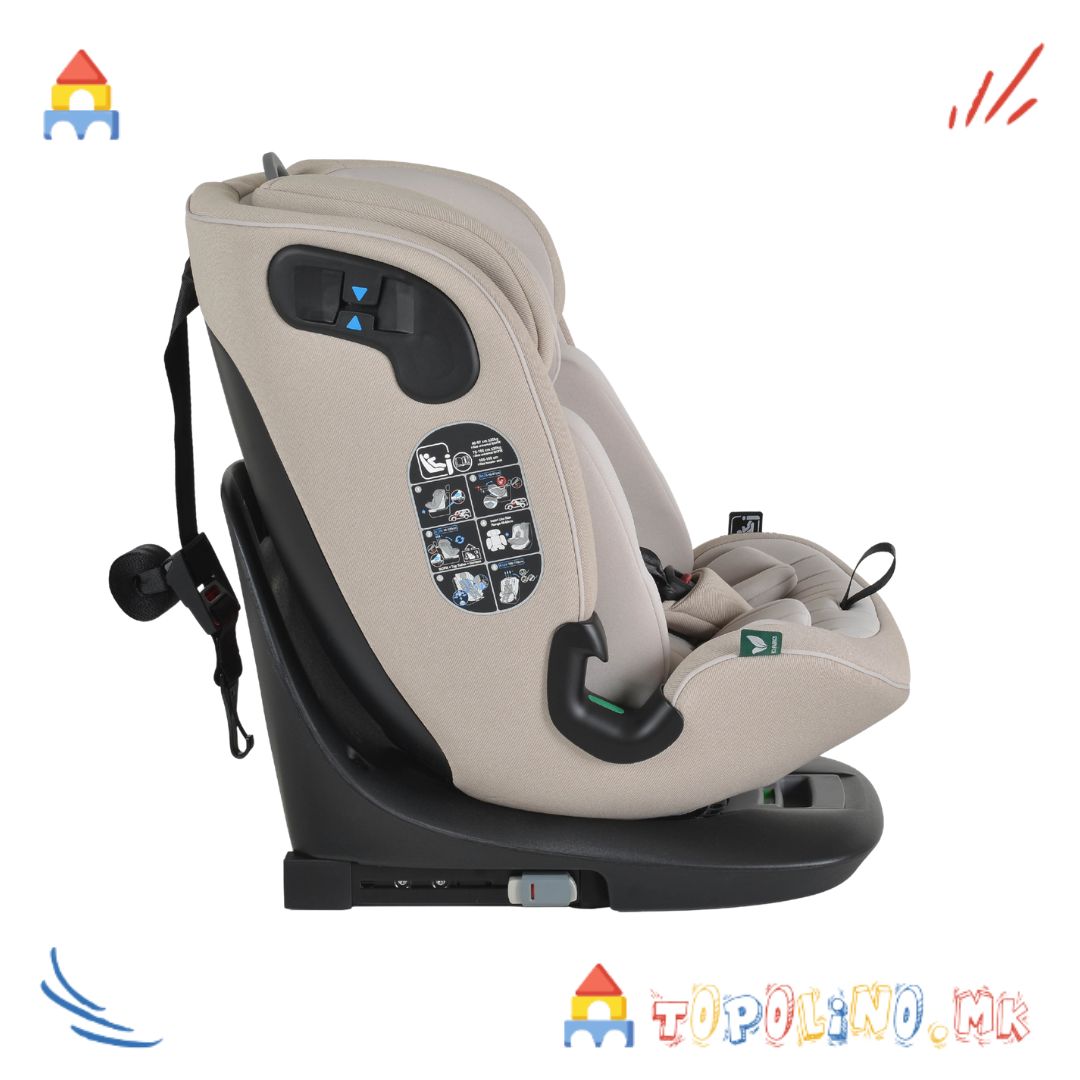 Седиште за Автомобил GTS Sandstone 40cm - 150cm - Cangaroo - Image 7