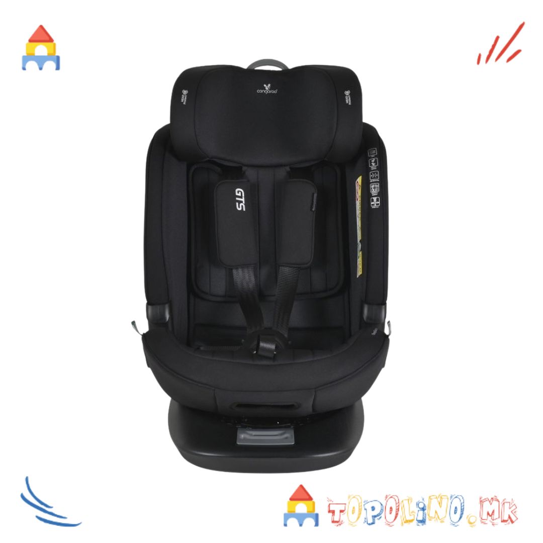 Седиште за Автомобил GTS Black Ink 40cm - 150cm - Cangaroo - Image 3