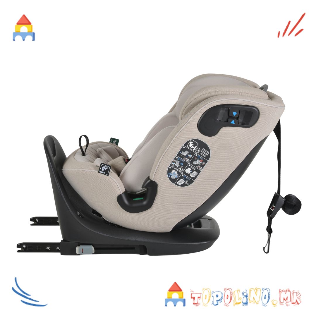 Седиште за Автомобил GTS Sandstone 40cm - 150cm - Cangaroo - Image 9