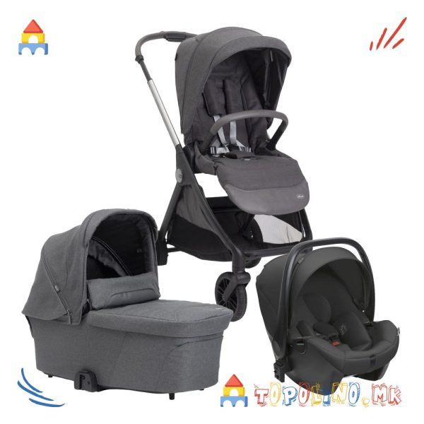 Количка Trio Bellagio 2 Black Satin Kory Plus I-S 40-85 cm - Chicco