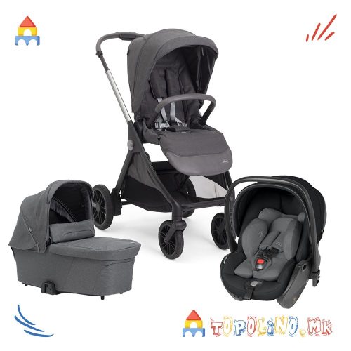 Количка Trio Bellagio 2 Black Satin Recline I-S 40-85 cm - Chicco