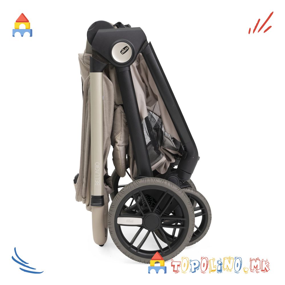 Количка Trio Bellagio Primo Como Lake I-Size 0м+ - Chicco - Image 9