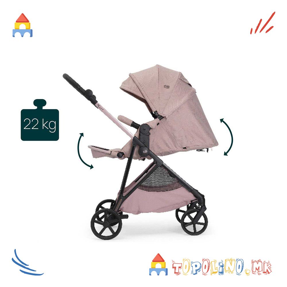 Количка Trio Seety 2 Blush со Kory Essential - Chicco - Image 5