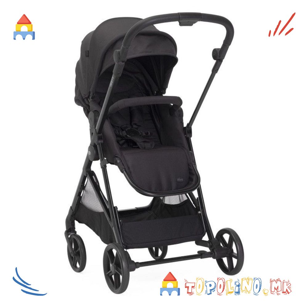 Количка Trio Seety 2 Ebony со Kory Essential - Chicco - Image 2