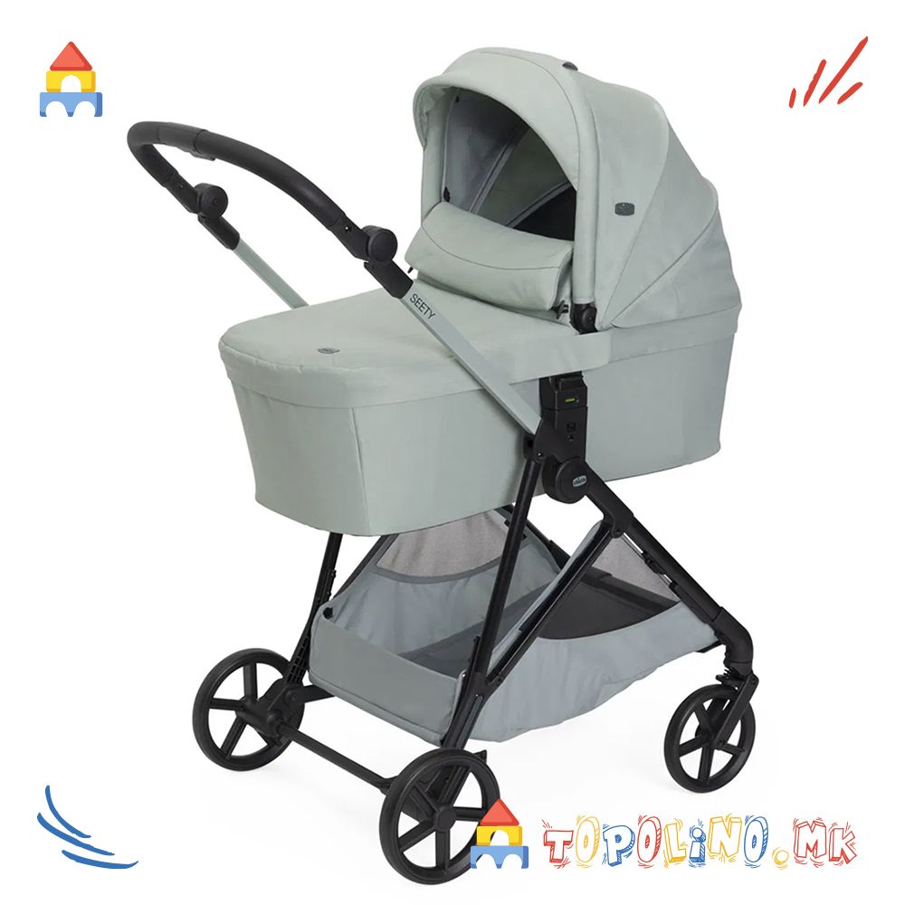 Количка Trio Seety 2 Sage со Kory Essential - Chicco - Image 5