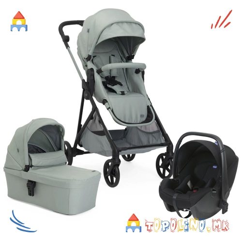 Количка Trio Seety 2 Sage со Kory Essential - Chicco